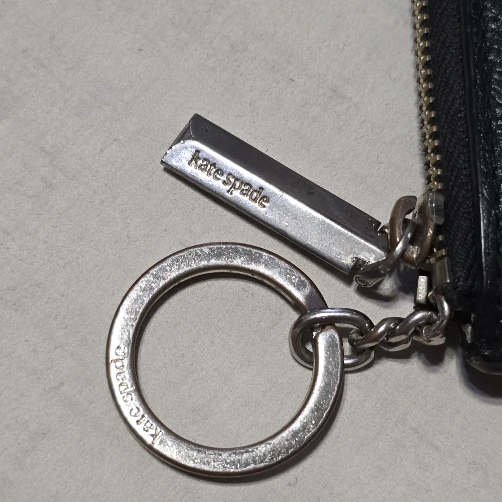 Kate Spade Black Leather Card Holder